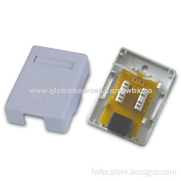 Cat.6 Rj45 Surface Jack 1 Port